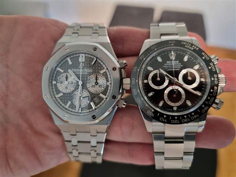 ap royal oak vs rolex daytona|bob's watch rolex daytona.